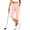 05# Pink, variant on Capri Golf Pant Women Waist Button Quick Dry Athletic Cropped Trousers,Comfortable,Athletic Sport Wear,Wrinkle Resistant,Deep Side Slip Pocket,Soft Bottom Wear Orange S