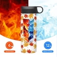 thumbnail image 6 of Sikiie Maple Leaf Print 18OZ Insulated Straw Cup, Portable Leak-proof Sports Water Bottle, Stainless Steel Water Cup Suitable for Home and Outdoor, 6 of 8