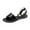 Black, variant on Womens Sandals Comfortable Flat Heel Open Toe Summer Daily Shoes Fashion Casual Versatile Open Toe Spring Summer Flat-soled Roman Beach Sandals