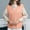 Pink, variant on Women's Color Block Sweaters Round Neck Long Sleeve Casual Comfort Top
