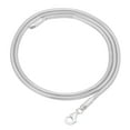 thumbnail image 4 of 2mm Solid .925 Sterling Silver Round Snake Chain Necklace, 24 inches + Gift Box, 4 of 7