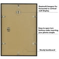 thumbnail image 3 of Americanflat 13x19 Picture Frame with Polished Plexiglass Streamline Collection Thin Border Wall - Black, 3 of 7
