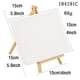 thumbnail image 1 of Mini caballete creativo de madera para manualidades, pintura al óleo, lienzo blanco, herramientas de pintura para niños, decoración del hogar pintada a mano, 1 of 2