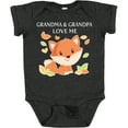 thumbnail image 3 of Inktastic Grandma and Grandpa Love Me Little Fox Boys or Girls Baby Bodysuit, 3 of 5