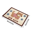 thumbnail image 3 of Alfombrilla de baño de diatomita 40x60 cm, gruesa, absorbente, antideslizante, alfombra de baño para el suelo, resistente a las manchas, felpudo de entrada para decoración del hogar, 3 of 8