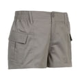 thumbnail image 5 of Women Cargo Shorts, Solid Color Vintage Elastic Casual Summer Low Waist Shorts with Pockets, 5 of 9