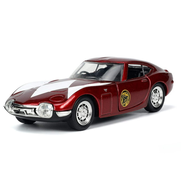 MMPR 2000 Toyota GT 1:32 Vehicle with Red Ranger Nano Figure