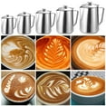 thumbnail image 5 of Travelwant Milk Frothing Pitcher Steaming Pitchers Stainless Steel Milk Coffee Cappuccino Latte Art Barista Steam Pitchers Milk Jug Cup, 5 of 7
