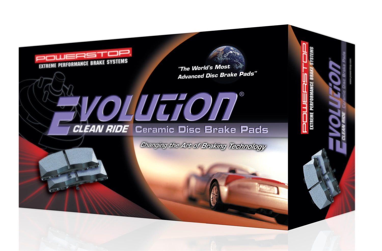 Power Stop 16-1612 Z16 Evolution Rear Ceramic Brake Pads