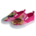 thumbnail image 2 of Disney Princess Toddler Girls' Slip-on Canvas Casual Sneakers - Multicolored, 9, 2 of 6