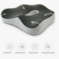 thumbnail image 5 of Oenbopo Memory Foam Seat Chair Cushion for Relieves Back Sciatica Pain Tailbone Pain Coccyx Degenerating Disc Orthopedic Osteoarthritis Prostate Cushion Low Back Pain Cushion Hip Shaping, 5 of 12