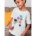 thumbnail image 2 of NASA Toddlers Graphic Tee - Little Astronaut W Balloons - Regular Fit 100% Cotton, 2 of 4