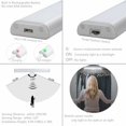 thumbnail image 3 of 2-Pack USB Rechargeable 10 LED Motion Sensor Magnetic Closet Lights, Compatible with Philips, Portable for Kids Nightlight Emergency Light, 3 of 5