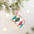 thumbnail image 4 of Ofertas Irresistibles, Colgante pequeño de hierro pintado, caja de regalo de Navidad, bastón para caminar, mini buzón, decoración navideña, adornos colgantes para árbol de Navidad Akmoler, 4 of 6