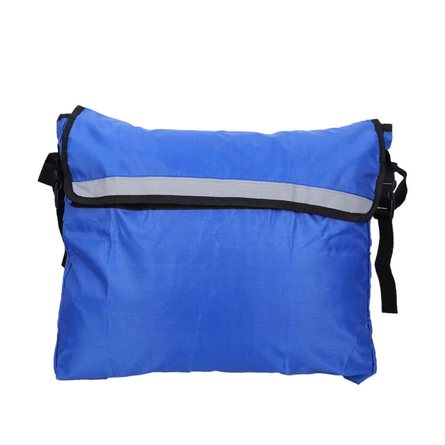 Bolsa de almacenamiento para silla de ruedas, andador, ayudas de movilidad, impermeable, accesorio colgante, azul