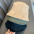 thumbnail image 2 of COCOpeaunt New Women Corduroy Bucket Hat for Women Winter Spring Plain Panama Outdoor Hiking Beach Fishing Cap Sunscreen Female Sunhat Bob, 2 of 6