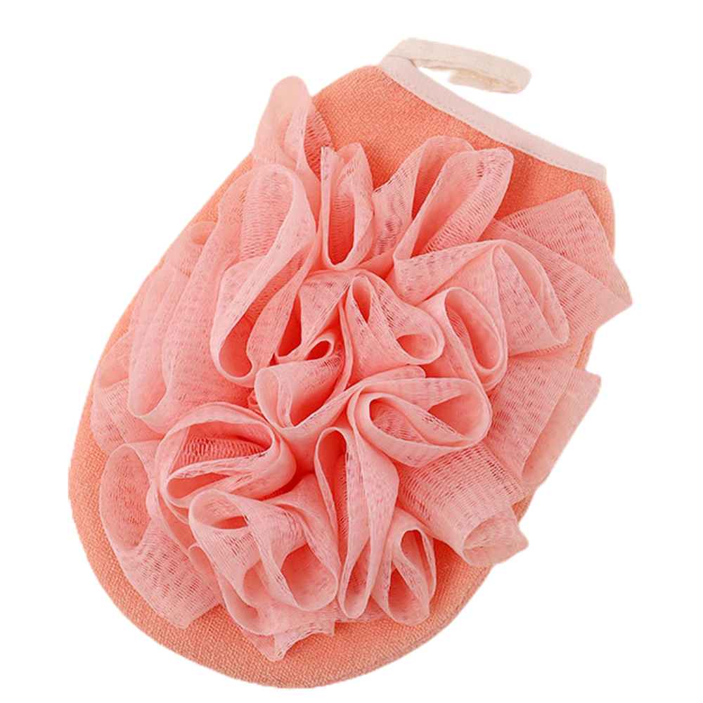 Bath Sponge Colorful Body Soft Wash Scrubber Balls Bathing Shower Pouf