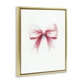 thumbnail image 4 of Stupell Industries Soft Fading Pink Bow Fashion Painting Gold Floater Framed Canvas Art Print Wall Art, 25 x 31, 4 of 10