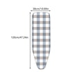 thumbnail image 3 of Funda Estándar para Tabla de Planchar de 47 X 15 Pulgadas, Repuesto con Borde Elástico Antideslizante para Lavandería Doméstica, Protector de Tela Resistente Al Calor para Un Planchado Sin Arrugas., 3 of 7