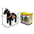 thumbnail image 2 of PonyCycle Ride On Mechanical Horse Black with Black Mane N4183 Medium for Age 4-9, 2 of 4