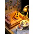 thumbnail image 4 of De Muebles En Miniatura De DIY Mini Dollhouse, 1/ Tea Con Luces LED, Festival / Cumpleaños / Valentín, Decoraci Sunnimix Miniaturas de casa de muñecas DIY Mini, 4 of 7