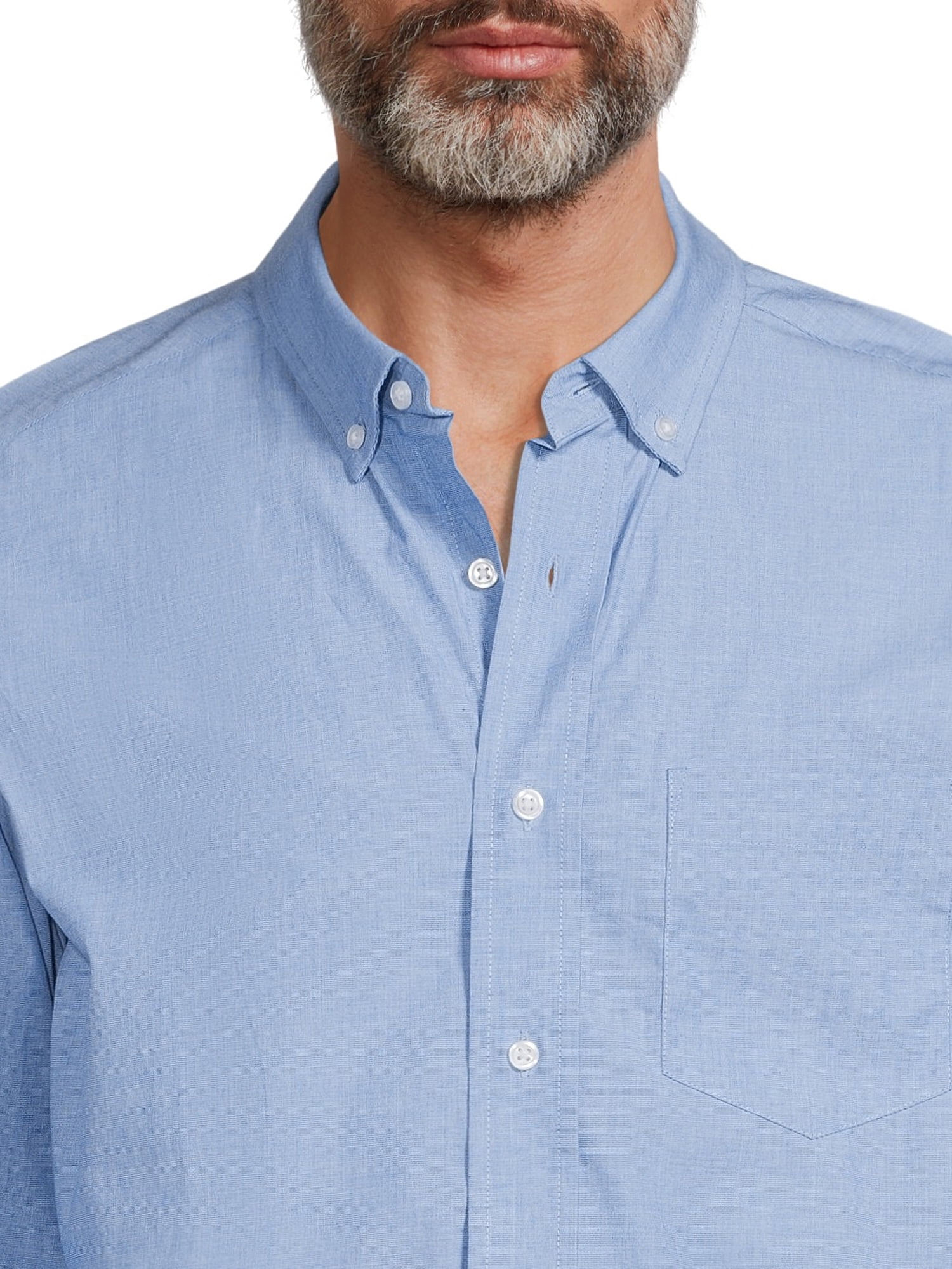 George Men’s Poplin Shirt with Long Sleeves