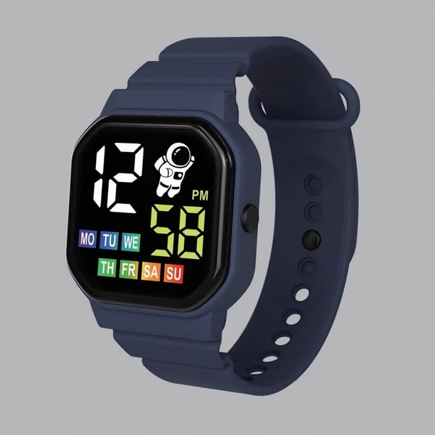 SENJIAQ Waterproof Digital Wristwatch for Kids,Children's Sports Watch Display Week Suitable For Outdoor Electronic Watch For Students Birthdays, Graduations, Christmas, Halloween,Anniversaries Gifts