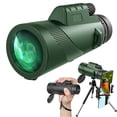 thumbnail image 2 of Telescopio monocular de alta potencia 80 para exteriores, fotografía con teléfono móvil, observación de aves, negro con abrazadera universal y trípode, 2 of 4