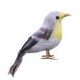 thumbnail image 4 of Pájaro artificial Pájaro artificial con plumas de gorrión real decoración de jardín casero 6, 4 of 5