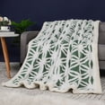 thumbnail image 2 of REGALWOVEN Fleece Soft Throw Blanket Dual Sided Blanket, 60"x80" Green, 2 of 6
