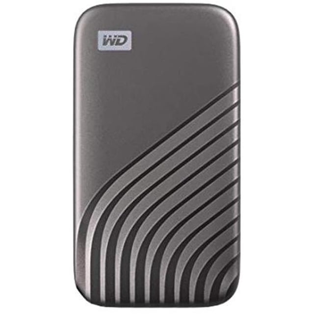 Western Digital 1 TB Portable Solid State Drive - External - Space Gray - USB 3.2 - Gen 2 - Type C - 1050 MBs Maximum Read Transfer Rate