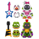 thumbnail image 2 of Figura Funko Snaps! Five Nights at Freddy'S - Montgomery Gator and Glamrock Chica (2-Pack) Funko FUNKO SNAP, 2 of 2