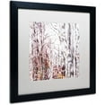 thumbnail image 2 of Trademark Fine Art "Winter Trees" Canvas Art by Lisa Powell Braun, White Matte, Black Frame, 2 of 4