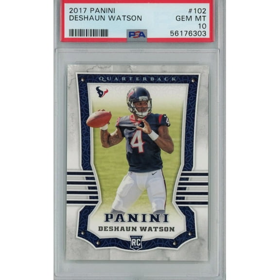 Graded 2017 Panini Deshaun Watson #102 Rookie RC Football Card PSA 10 Gem Mint