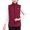 F01-RD3, variant on FYDUU Women's Classic-Fit Sleeveless Polar Soft Vest Stand Collar Warm Winter Vest Coat Cozy Lightweight Zip Up Jackets Vests Casual Down Jackets