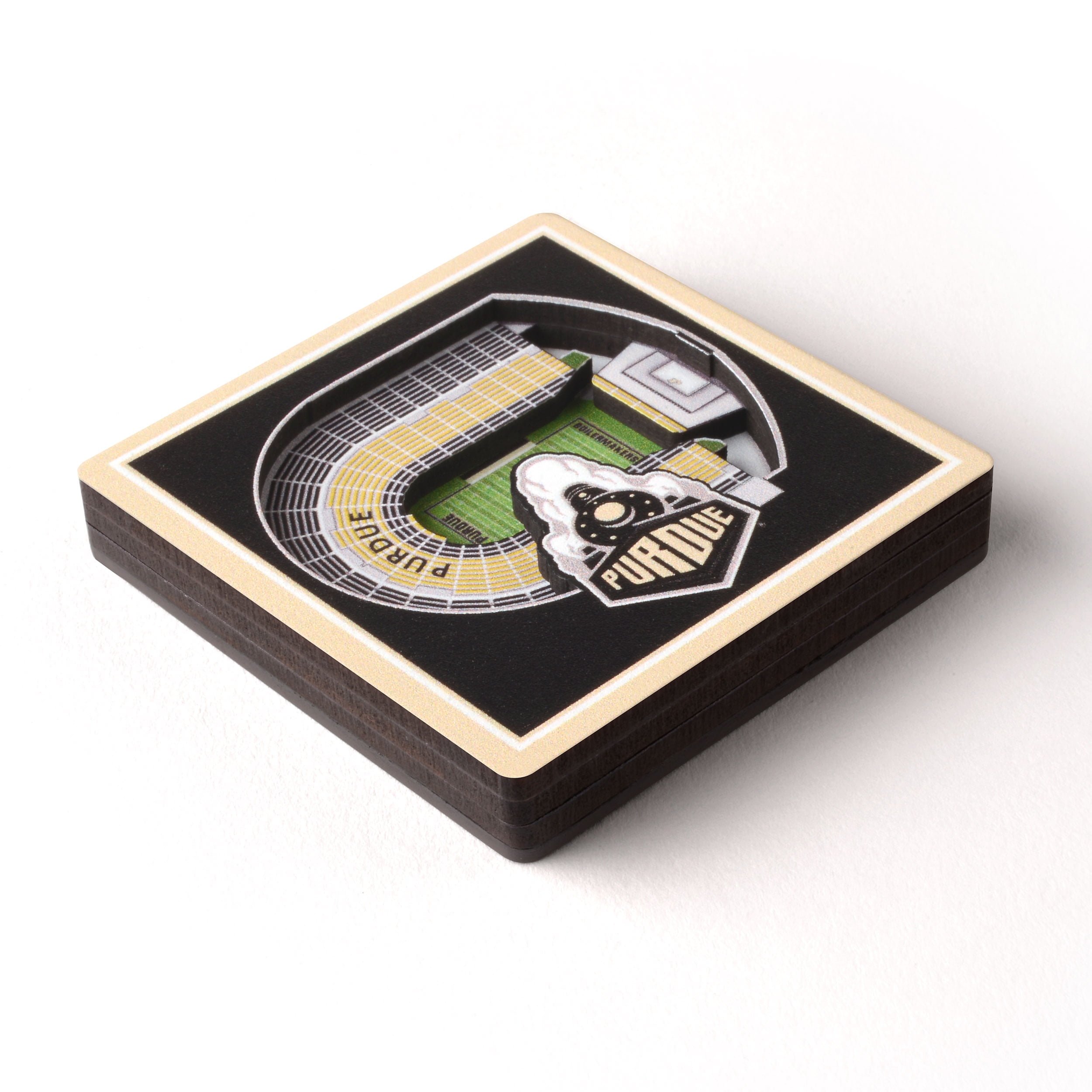YouTheFan NCAA Purdue Boilermakers 3D StadiumView Magnet