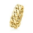 thumbnail image 3 of Ross-Simons 14kt Yellow Gold Curb-Link Ring, Women's, Adult, 3 of 6