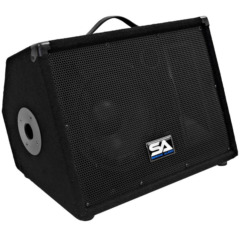 Seismic Audio NEW 10 Inch FLOOR MONITORS Stage Speakers PA/DJ Church