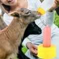 thumbnail image 1 of Tetina de cabra, 50 piezas de silicona, tetina de botella para animales, ovejas, cabras, tetina de ovejas animales, optimizada para la excelencia, 1 of 8