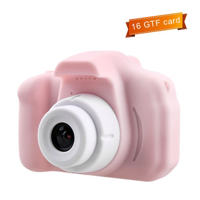 Cámara digital para niños 1080P Videocámara de juguete para niños 2 pulgadas LCD Cámara impermeable Regalo HD con tarjeta TF de 16 GB Advancent FN0326-08B