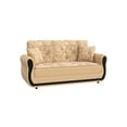 thumbnail image 2 of Ottomanson Roma Convertible Loveseat with Storage, Beige, 2 of 5
