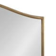 thumbnail image 4 of Kate and Laurel Gramera Traditional Scalloped Wide Arched Wall Mirror with Ledge, 32 x 22, Gold, Decorative Glam Arch Mirror with Display Ledge and Sleek Finish, 4 of 9