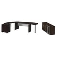 thumbnail image 2 of Mayline MNT8LDC 63 in. Medina Series Typical Suite 8 Office Desk - Mocha - 29.5 x 107 x 103 in., 2 of 2