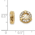 thumbnail image 2 of Beautiful 14K Gold Diamond Earring Jackets, 2 of 2