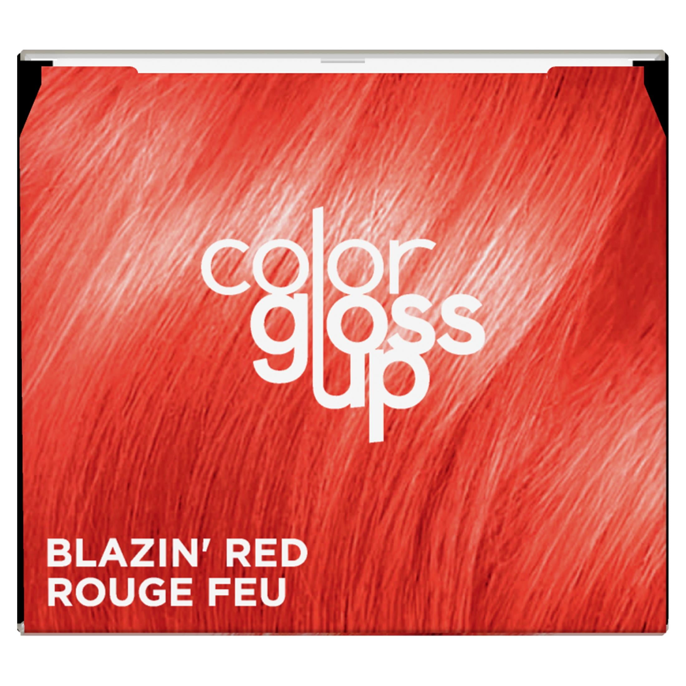 Clairol Color Gloss Up Semi Permanent Toning Color Hair Dye, Blazing Red, 4.3 oz