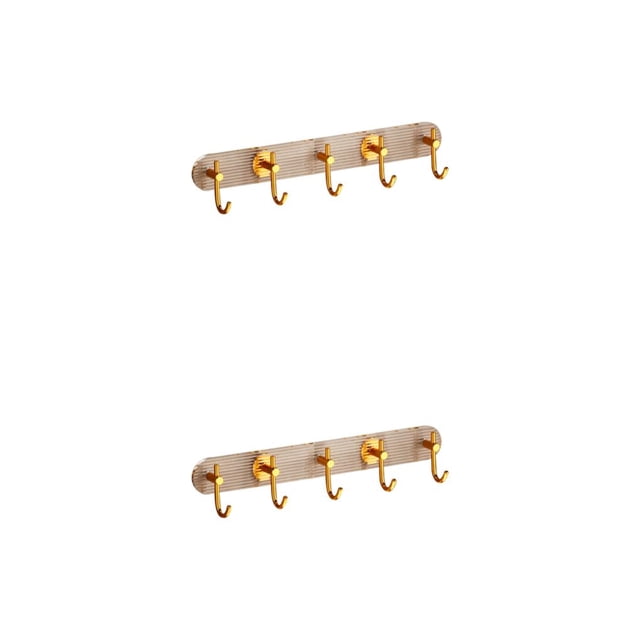 Billuyoard *Acrylic Easy Installation And Heavy Load-bearing J Angle For Modern Style Durable Easy Hanging Easy Taking Functional Acrylic No Oro 5 Espacio 2Conjunto