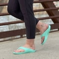 thumbnail image 7 of TELIC Adult Unisex Energy Flip Flops, Seafoam Pearl, XS (US-102-74-XS), 7 of 7