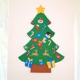 thumbnail image 3 of Suministros de decoración navideña para niños Yeacher artesanía educativa bricolaje fieltro estereoscópico árbol de Navidad estilo A, 3 of 8