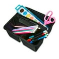 thumbnail image 6 of Pen+Gear Plastic Caddy, Desktop Craft and Hobby Organizer, Black, 1-Pack, 6 of 9