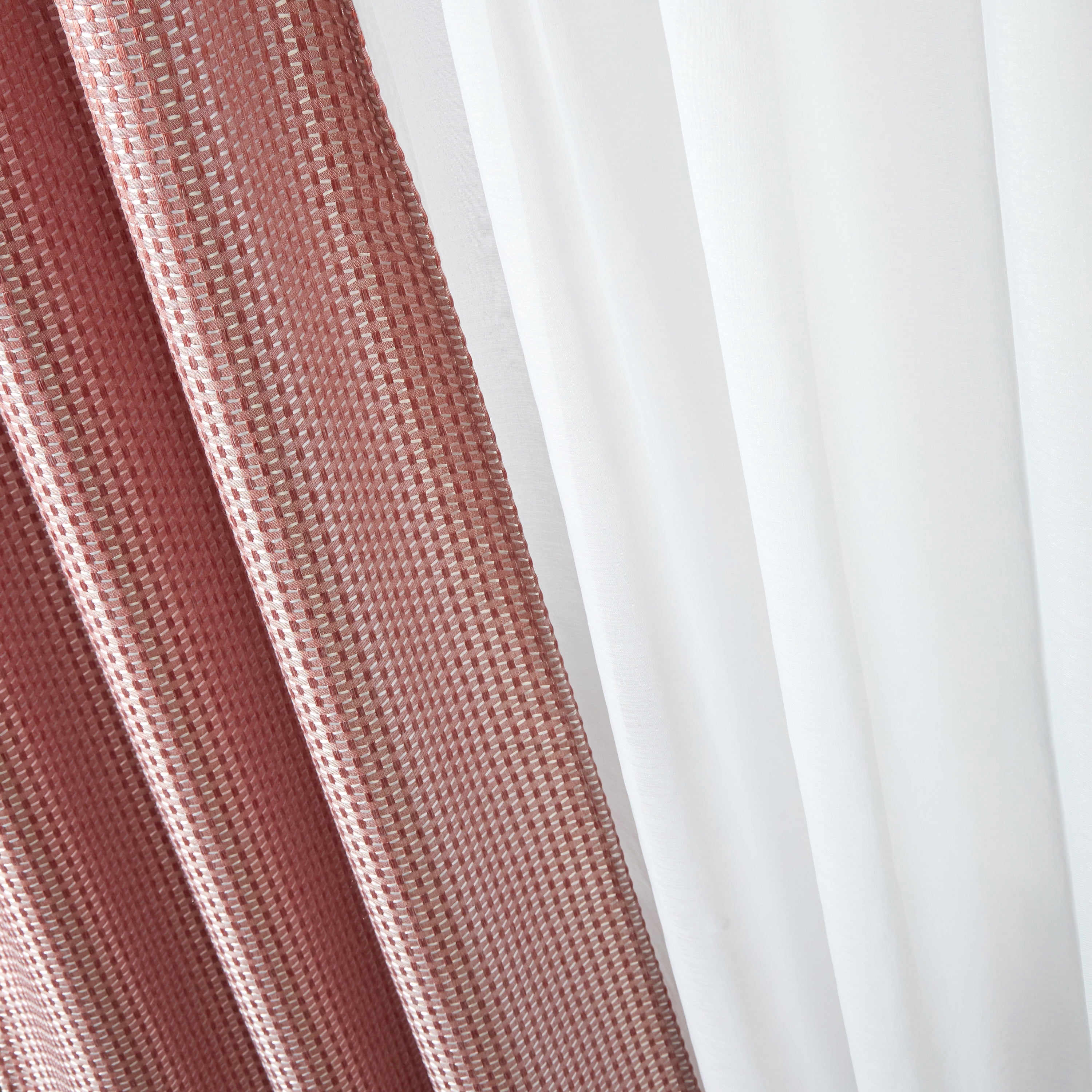 Better Homes & Gardens Traditional Jacquard Grommet Light Filtering, Sheer Curtain Panel, 74" x 95" (2 Panels)